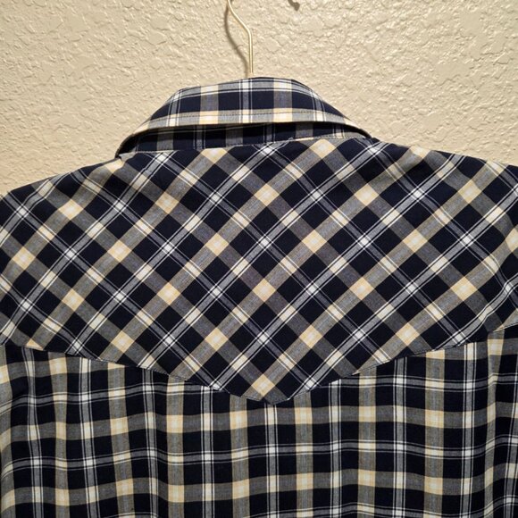 Ely Cattleman Pearl Snap Men's Size XL Western Short Sleeve Shirt - Picture 5 of 9